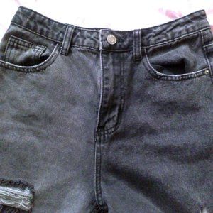 duo toned straight cut jeans